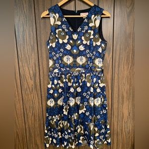 Brook Brothers Floral Midi Dress (Size 6)